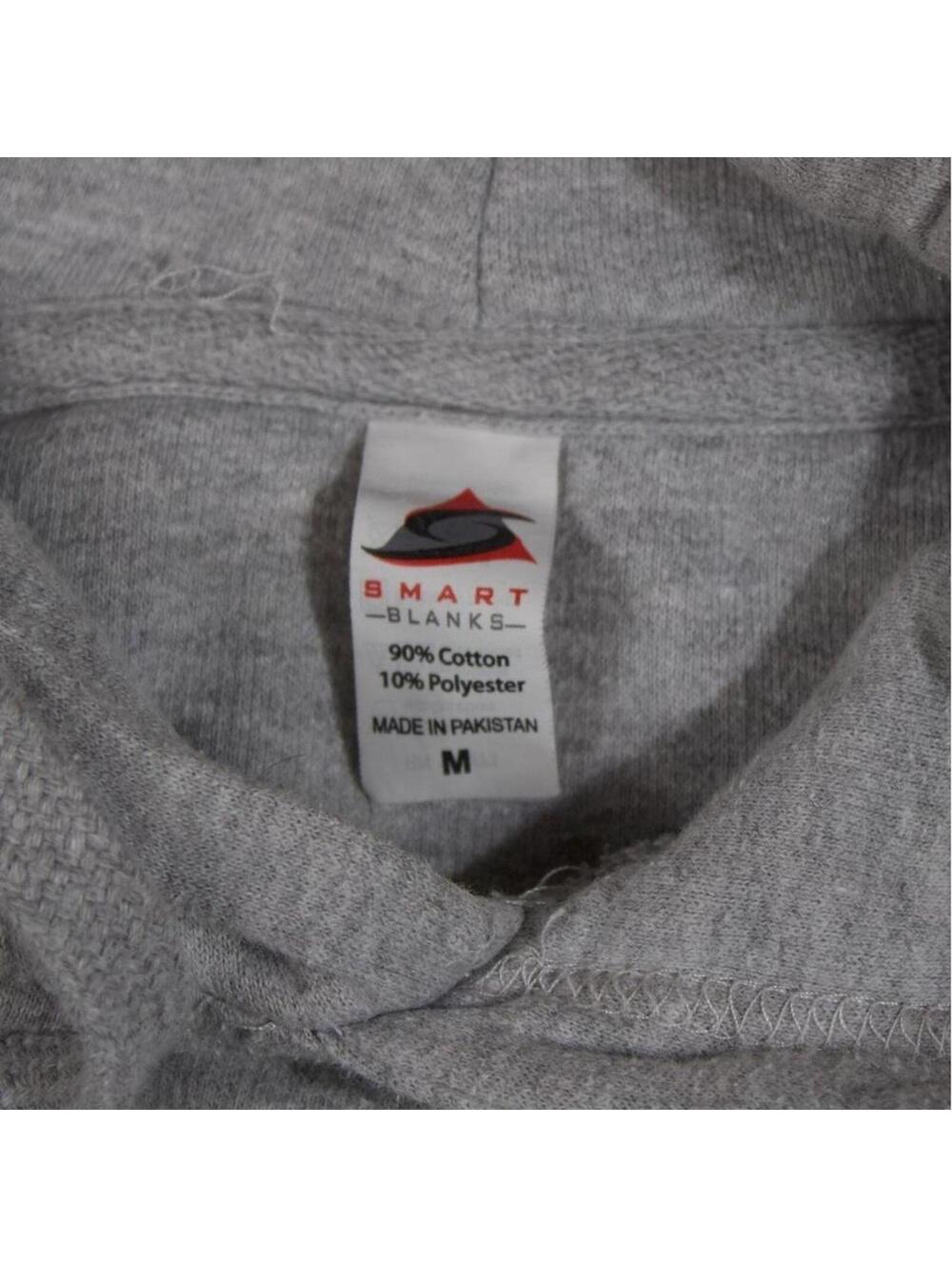 SMART BLANKS Los Angeles LA Navy Gray Graphic Hoodie M - Picture 2 of 5